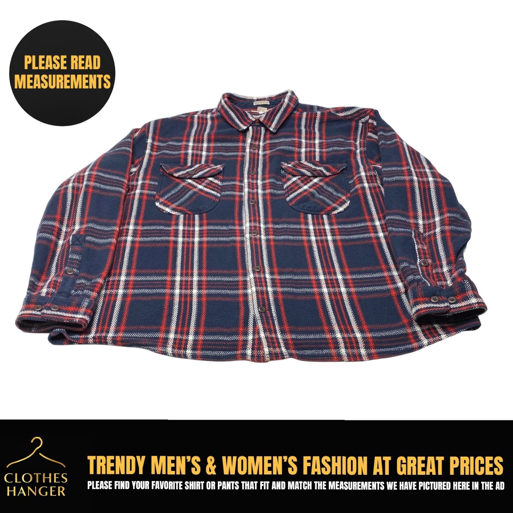 Vintage Duluth Trading Heavy Flannel Shirt Mens 3XL Untucked Relaxed Fit Twill Woodsy Size US XXL / EU 58 / 5 - 2 Thumbnail