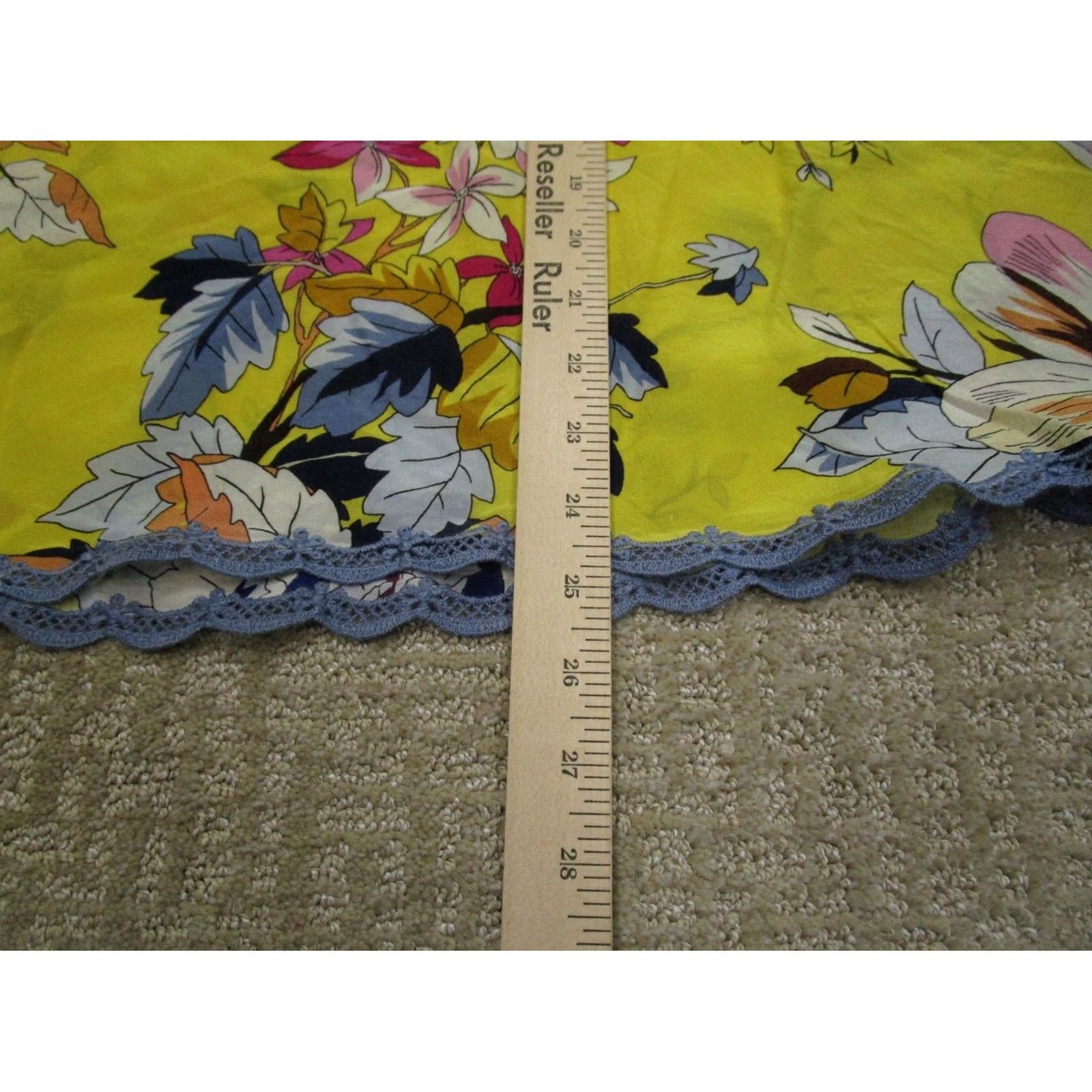 Johnny Was Johnny Was Shirt Women XS Yellow Floral Silk Blouse Bell Sleeve Bohemian, Designer, Flower, Colorful, Tunic, Casual, Travel, Party/Cocktail Women XS Size XS / US 0-2 / IT 36-38 - 6 Thumbnail