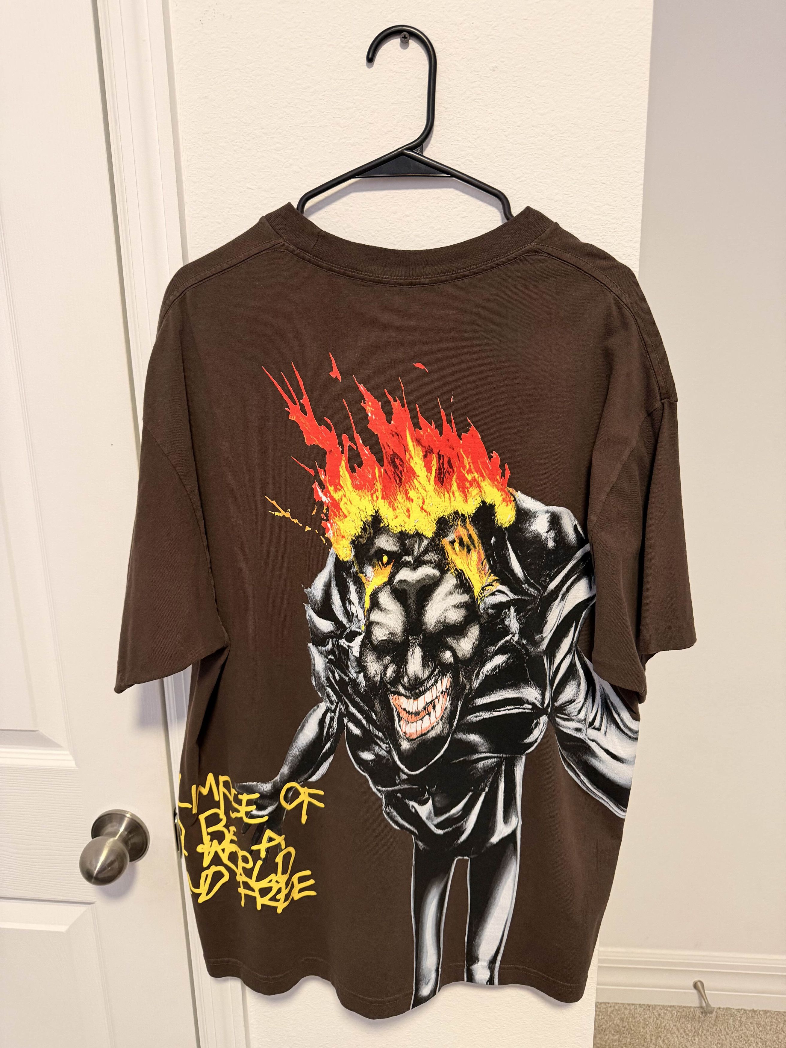 Travis Scott Travis Scott Utopia I Tee Size US XL / EU 56 / 4 - 2 Thumbnail