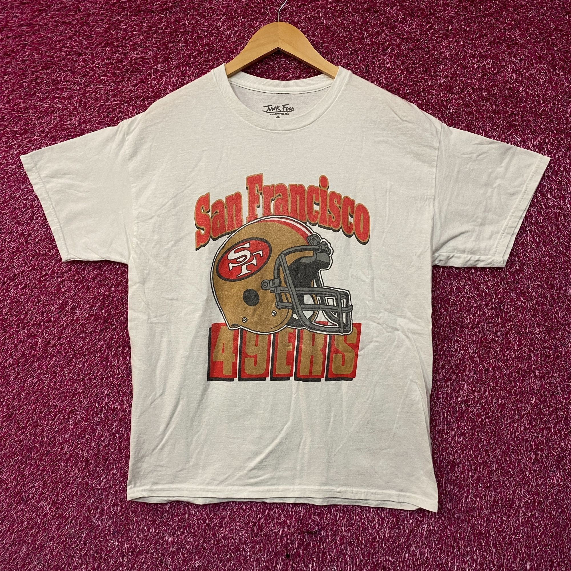 NFL NFL Junk Food San Francisco 49rs White Helmet Logo Medium Size US M / EU 48-50 / 2 - 1 Thumbnail
