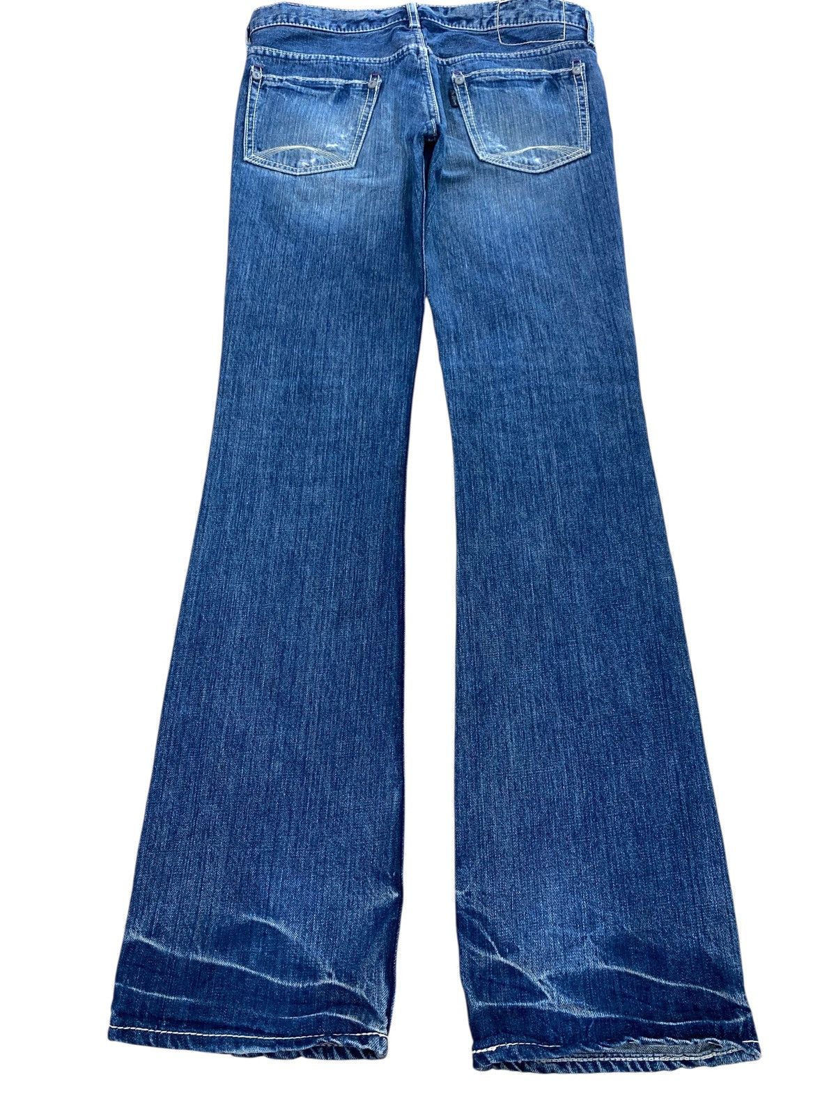 Japanese Brand Onboard Brand Distressed Style Bootcut Jeans Size US 32 / EU 48 - 3 Thumbnail