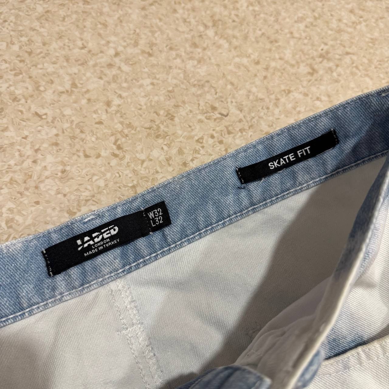 Jaded London × Vintage RARE Jaded London Tie Die Denim Jeans Blue Milk Baggy Skate Size US 32 / EU 48 - 4 Thumbnail