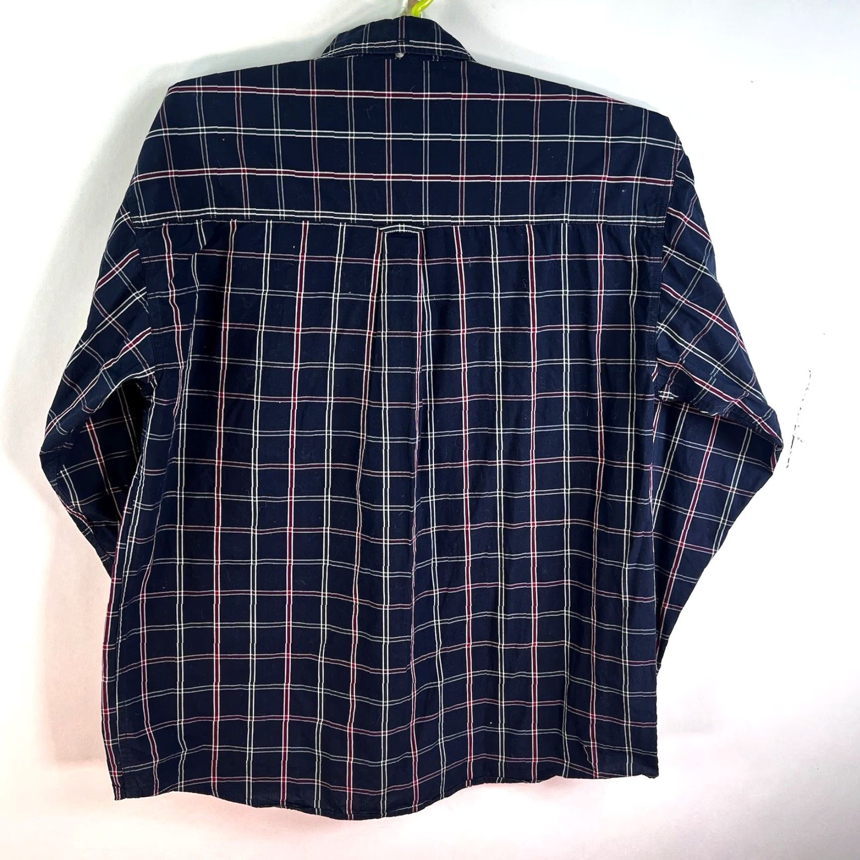 Wrangler VINTAGE Wrangler Riata Button-Down Shirt Mens XL Blue Check Long Sleeve Regular Fit Size XL Men’s Button-Up Shirt - Western Cowboy Style Size US XL / EU 56 / 4 - 7 Thumbnail