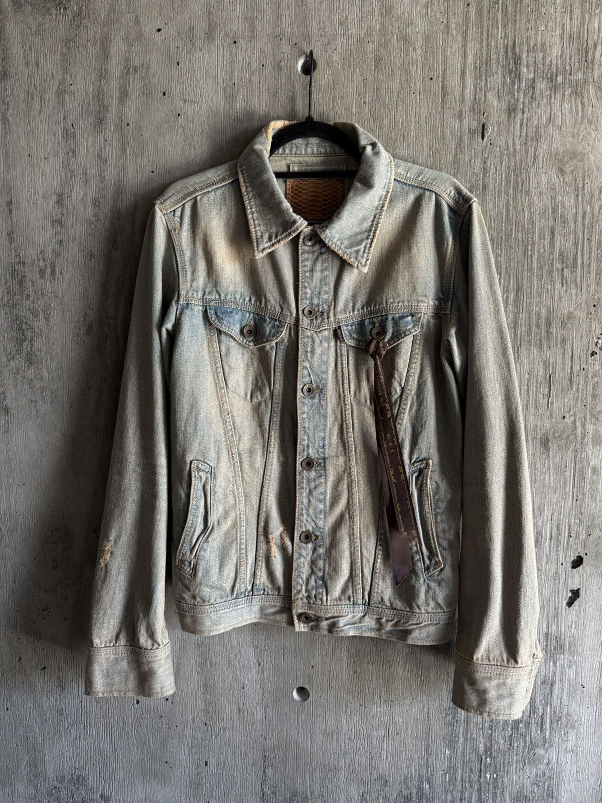 If Six Was Nine GOA WASHED DENIM JACKET Size US M / EU 48-50 / 2 - 1 Thumbnail