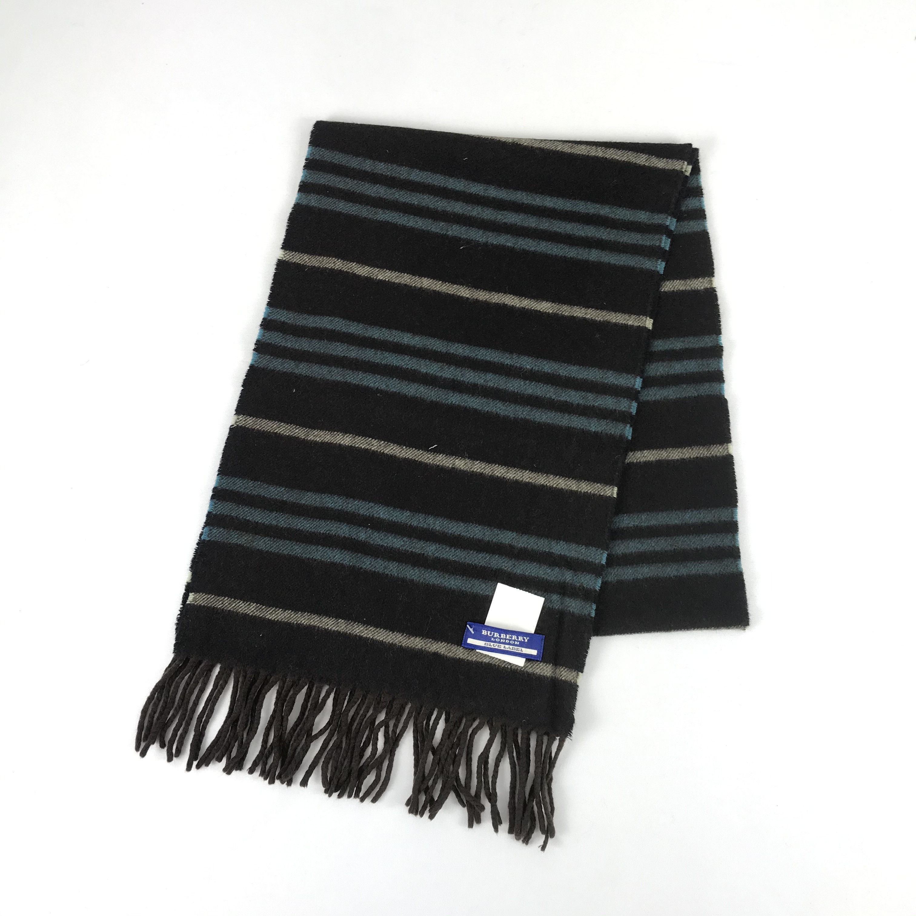 Burberry Vintage Burberry Scarf Muffler Wool Cashmere Scarves Size ONE SIZE - 3 Thumbnail