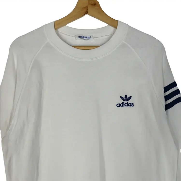 Adidas Vintage 80's Adidas Trefoil X Descente Sweatshirts Size US M / EU 48-50 / 2 - 3 Thumbnail