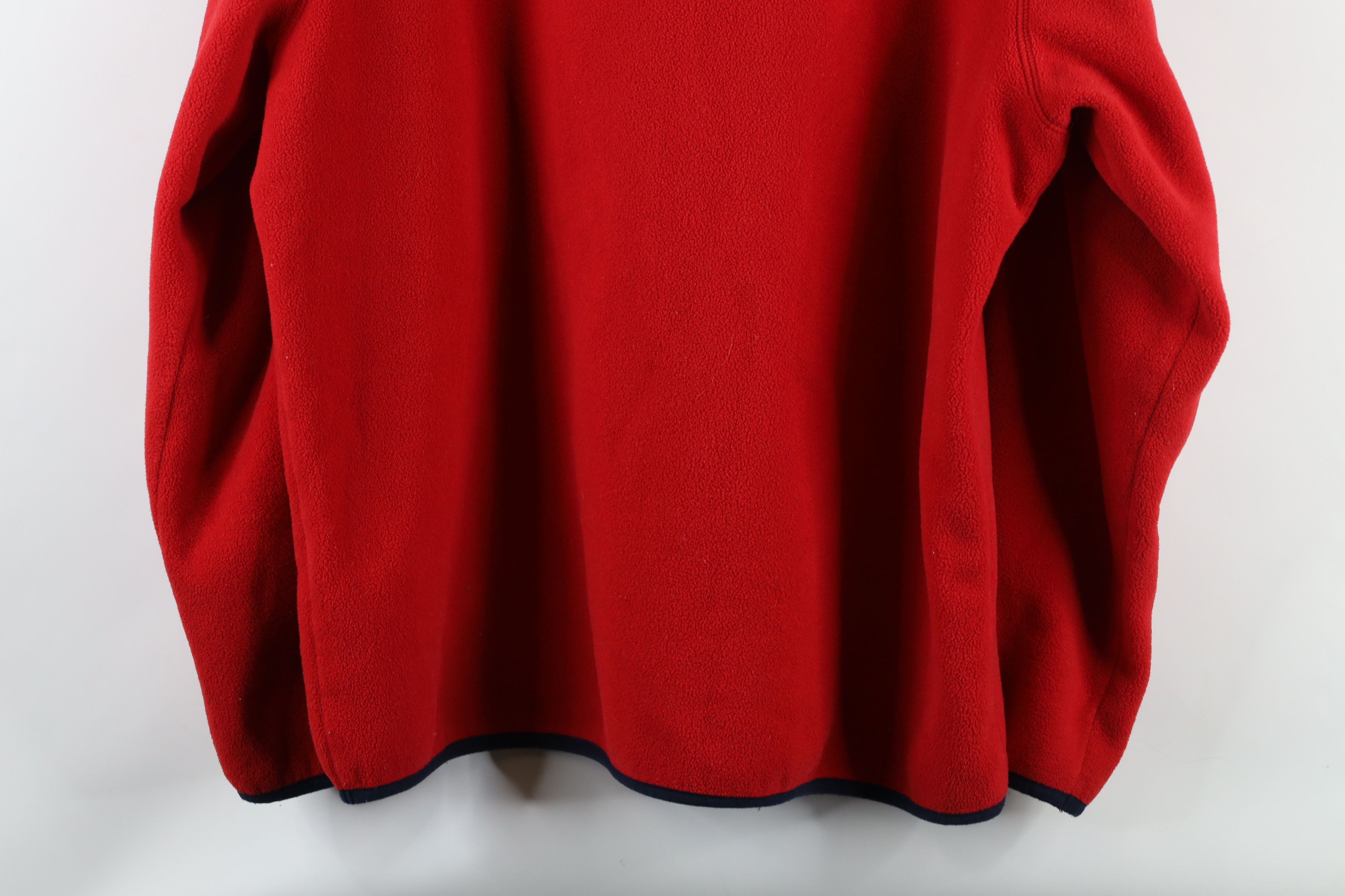 Nautica × Vintage Vintage 90s Nautica Script Half Zip Fleece Pullover Sweater Size US L / EU 52-54 / 3 - 11 Thumbnail