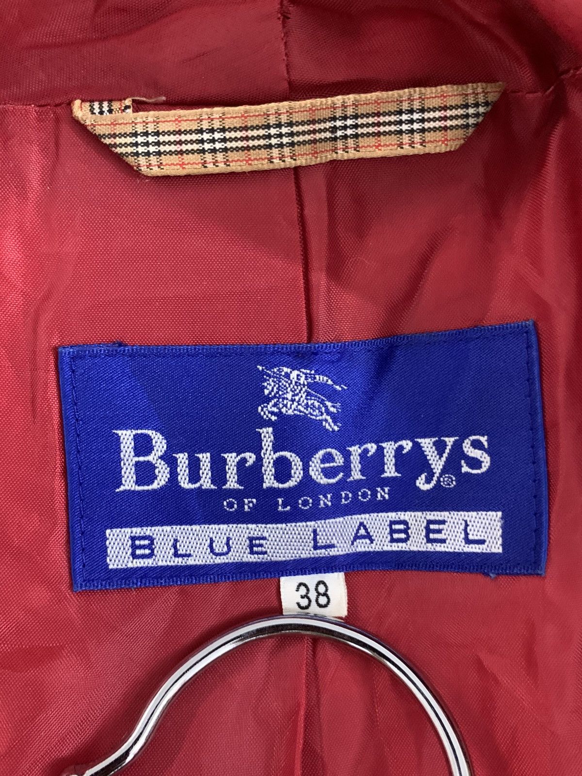 Burberry Vintage Bruberry Blue Label Japan Nova Check Wool Size US S / EU 44-46 / 1 - 15 Thumbnail