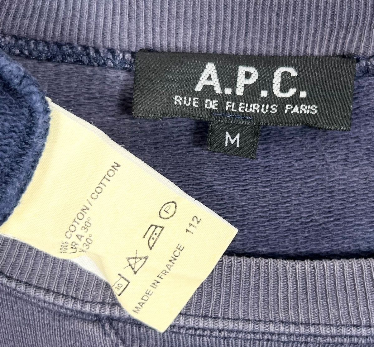 A.P.C. APC Studer Spellout Sweatshirt Size US M / EU 48-50 / 2 - 6 Thumbnail