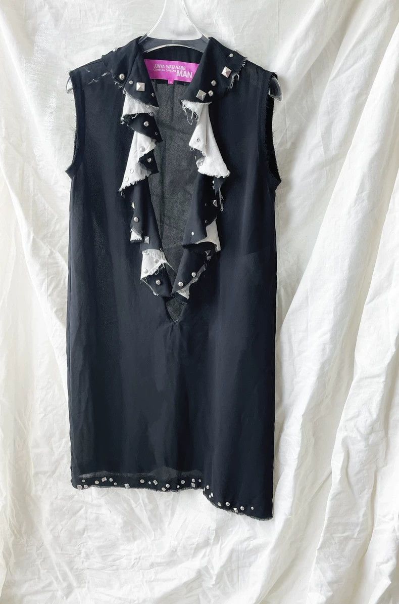 Comme des Garcons Comme des Garcons Large V-neck European court lotus leaf f Size S / US 4 / IT 40 - 3 Thumbnail