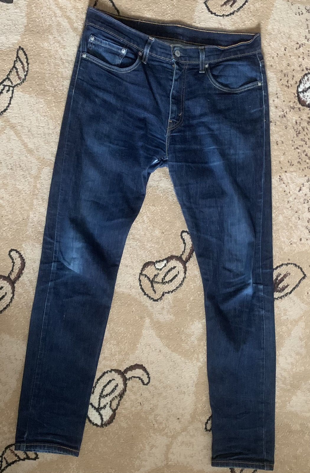 Levi's Levi's 512 Slim Taper Fit Jeans Dark Wash W34 L34 Size US 34 / EU 50 - 9 Thumbnail