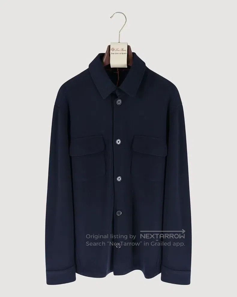 Loro Piana Loro Piana Men's King's Gift Gok 12 Micron Series Shirt ja Size US L / EU 52-54 / 3 - 4 Thumbnail