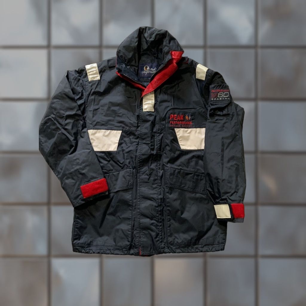 Peak Performance VTG 1995 Peak Performance Marine Supply Waterproof Offshore Tech Parka Jacket L LG Navy? (color not provided) Size US L / EU 52-54 / 3 - 1 Thumbnail