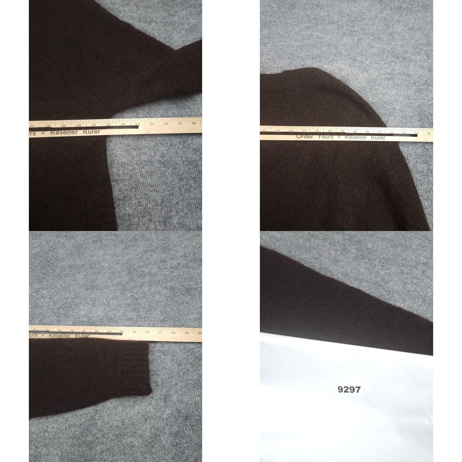 Acne Studios Acne Studios Raya SH Mohair Cardigan Women's Medium Brown Mohair Fuzzy Open Cardigan Women M Brown Open Sweater Size M / US 6-8 / IT 42-44 - 8 Thumbnail