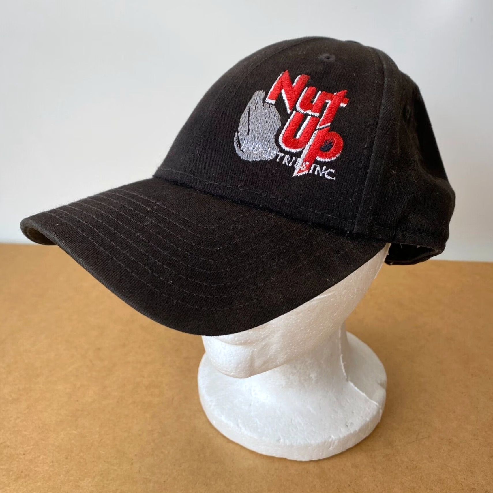 New Era VINTAGE Nut Up Industries Inc Strapback Hat 9FORTY New Era Black One Size Size ONE SIZE - 2 Thumbnail