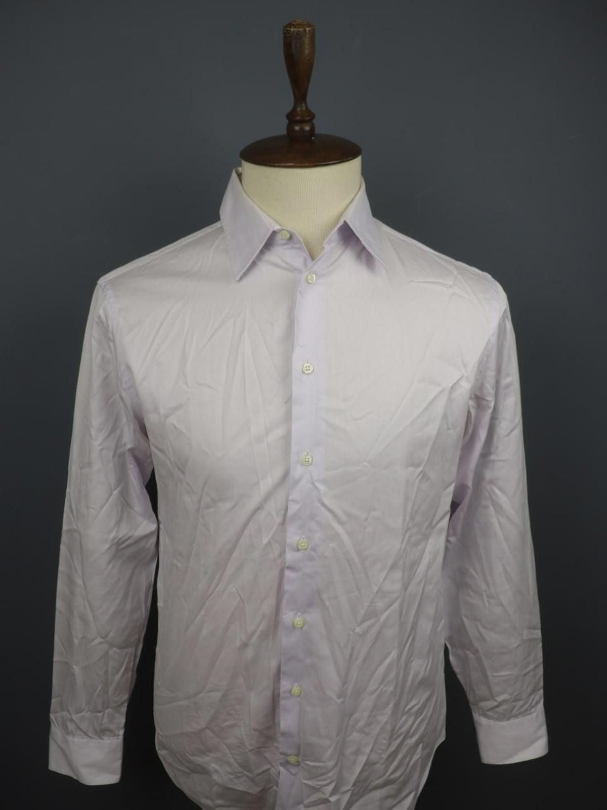 Armani Armani Pink 100% Cotton Collar Formal Dress Shirt Size 40 Size 38R - 1 Thumbnail