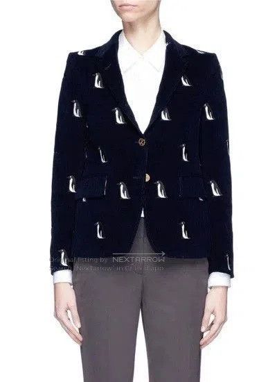 Thom Browne Thom Browne Penguin Embroidery Corduroy Blazer. Size US M / EU 48-50 / 2 - 6 Thumbnail