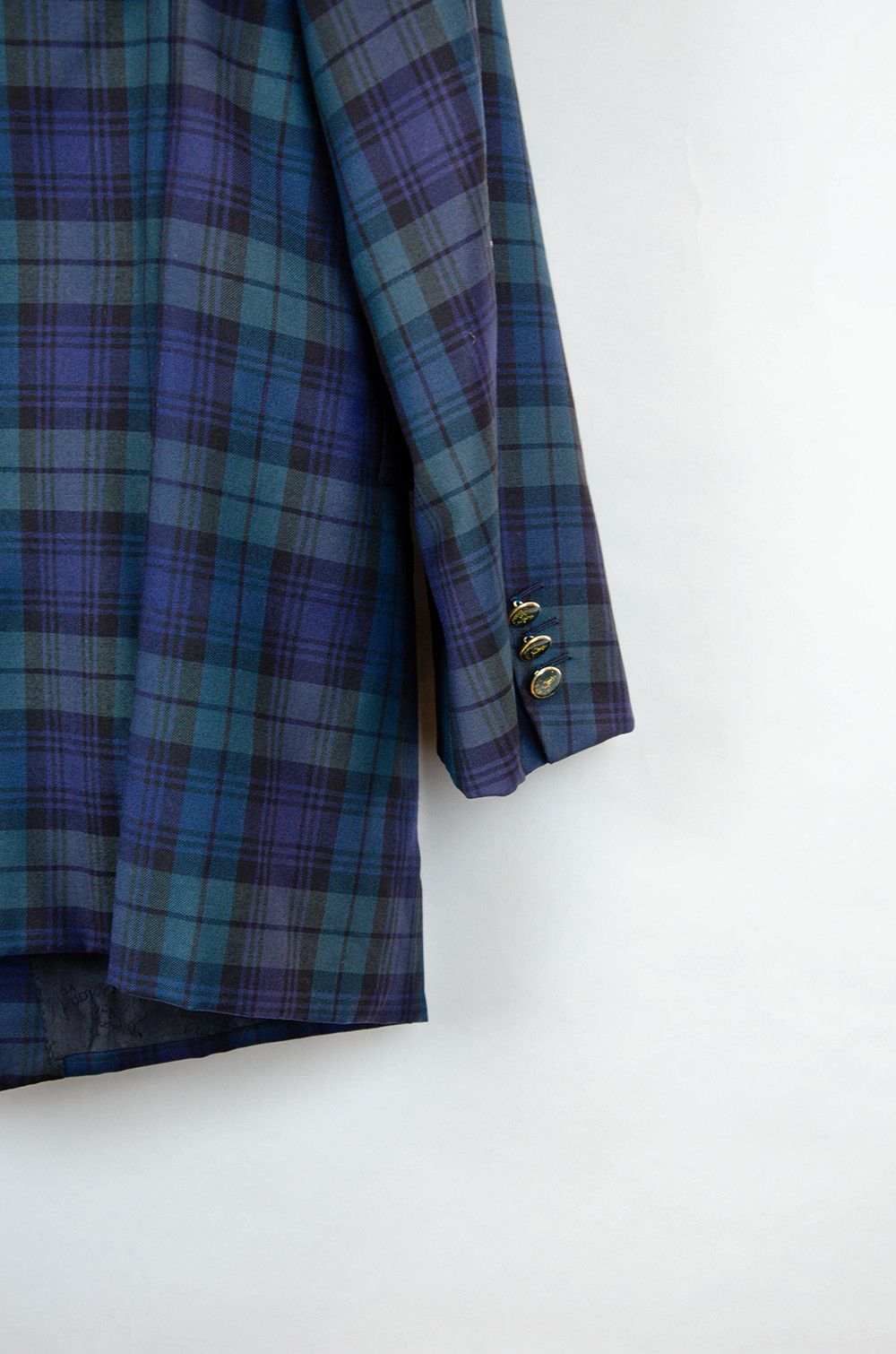 Brioni Brioni Tartan DB Blazer – Black Watch – EU 54 Size 54R - 7 Thumbnail