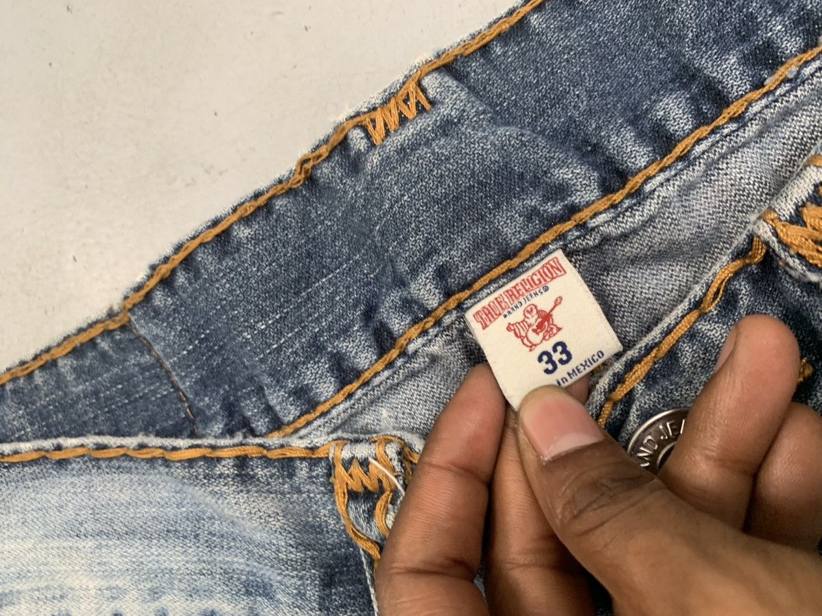 True Religion Vintage true religion thread embroidered straight denim Size US 36 / EU 52 - 5 Thumbnail