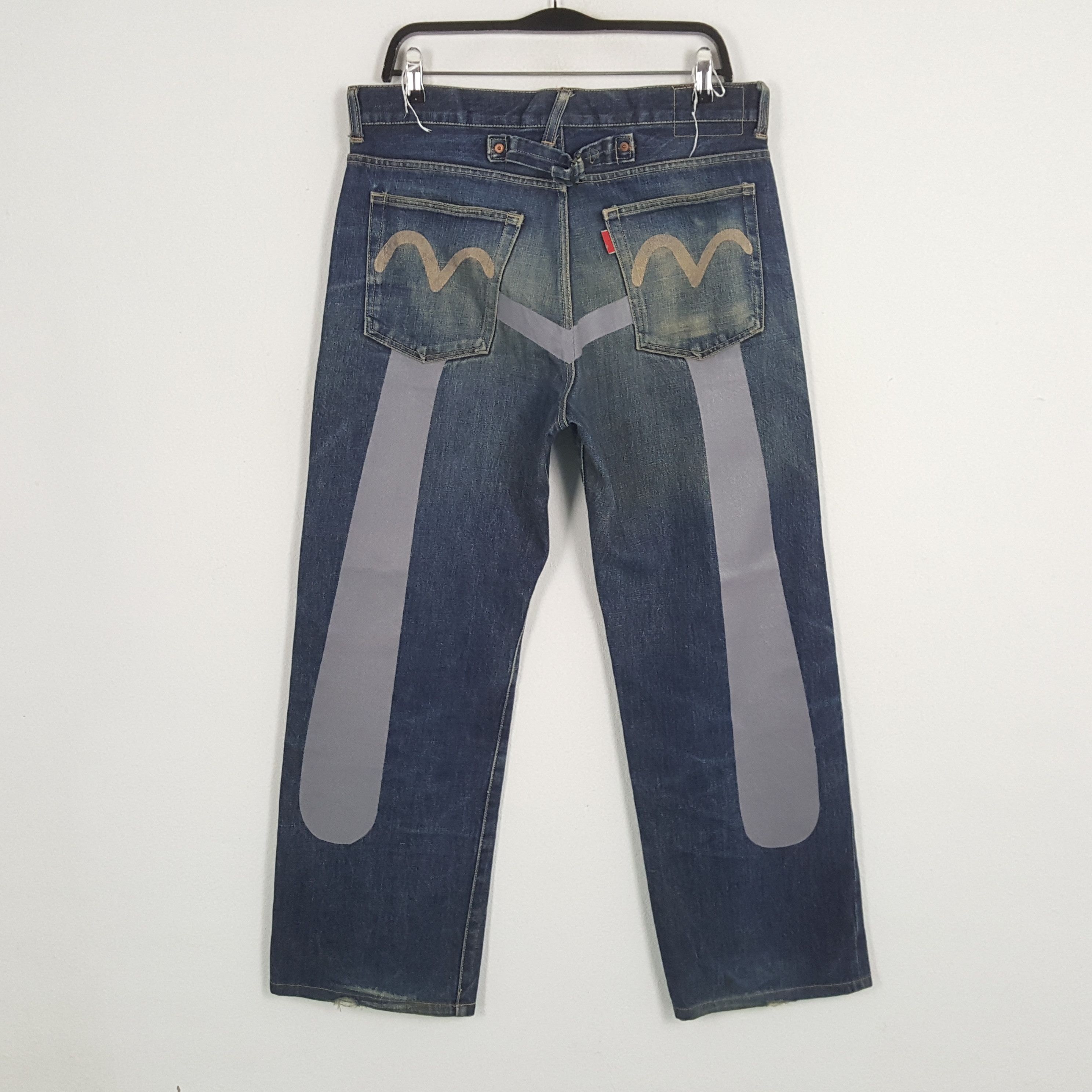 EVISU Japanese Brand Fashion Style Custom Daicock Jeans