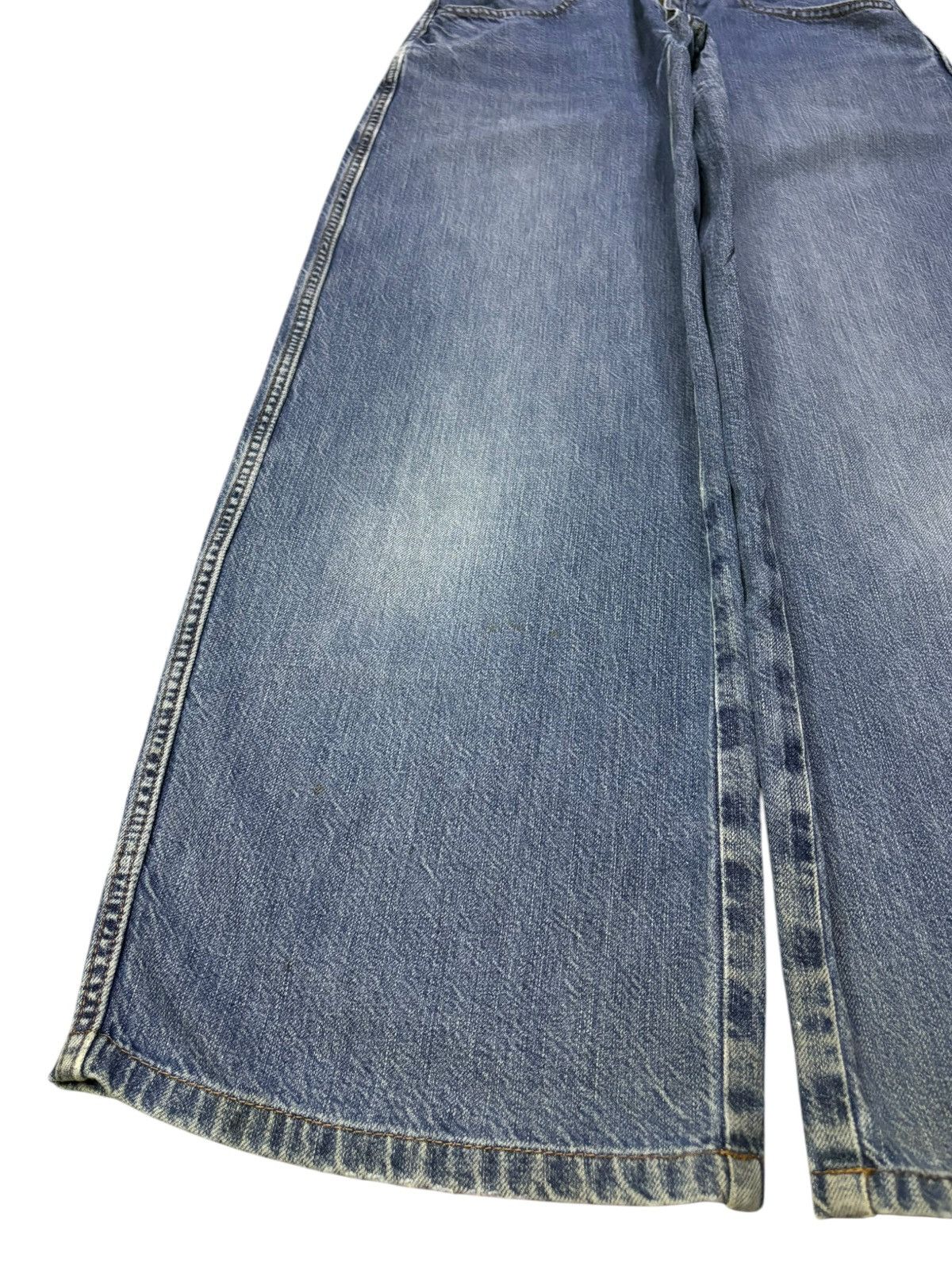 Uniqlo Vintage Uniqlo Lemaire Blue Wash Loose Baggy Jeans Size US 27 - 6 Thumbnail