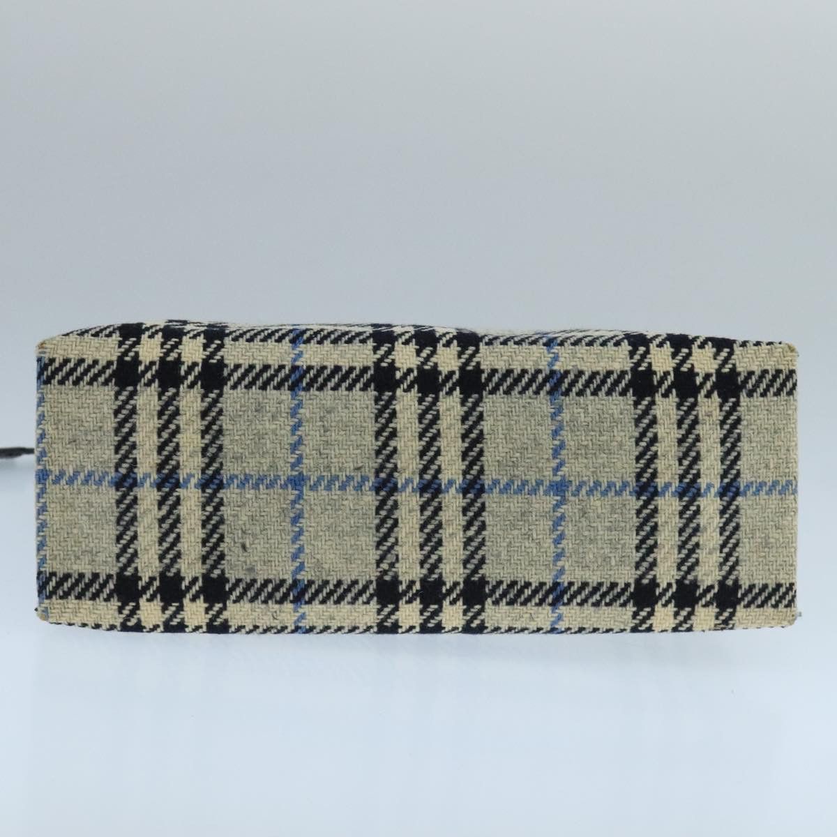 Burberry Burberry Nova Check Hand Bag Wool Gray Size ONE SIZE - 5 Thumbnail