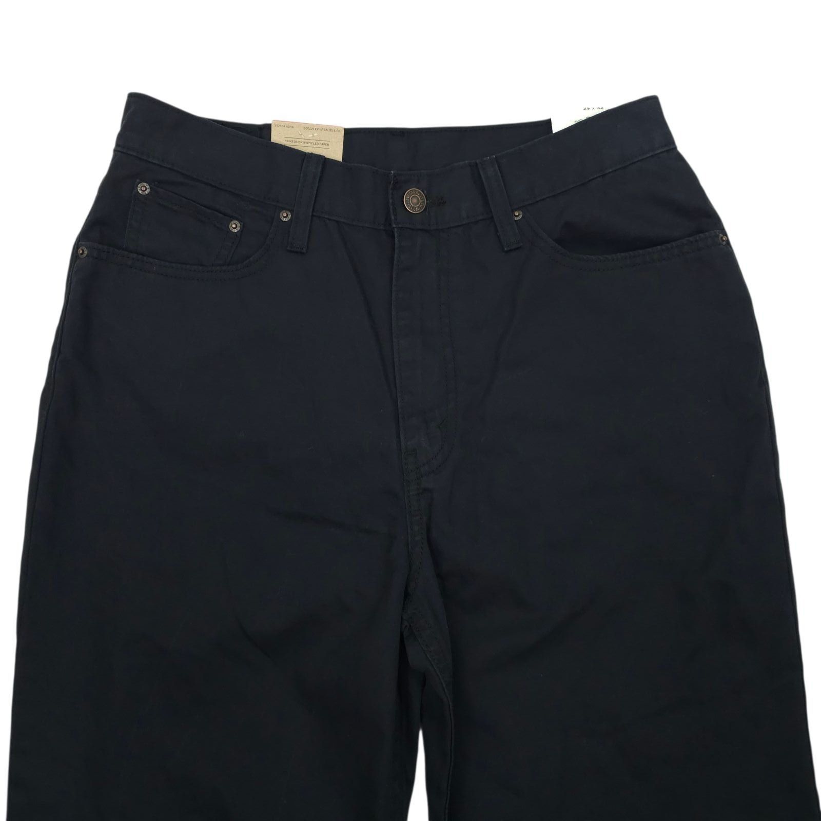 Levi's Levis High Waisted Mom Jean 29x32 Dark Wash Tapered Leg Size 29" - 10 Thumbnail