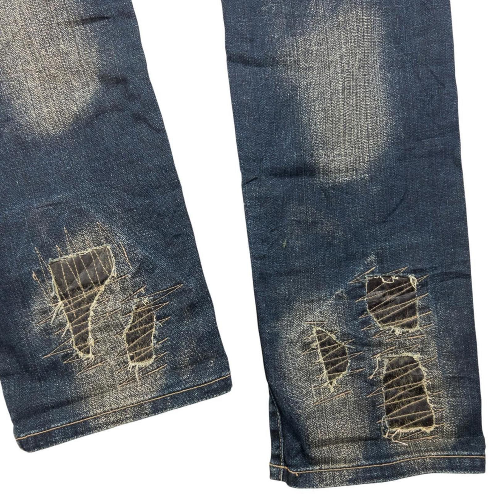 Other Vintage PPFM Distressed Denim Jeans Size W30 Size US 30 / EU 46 - 6 Thumbnail