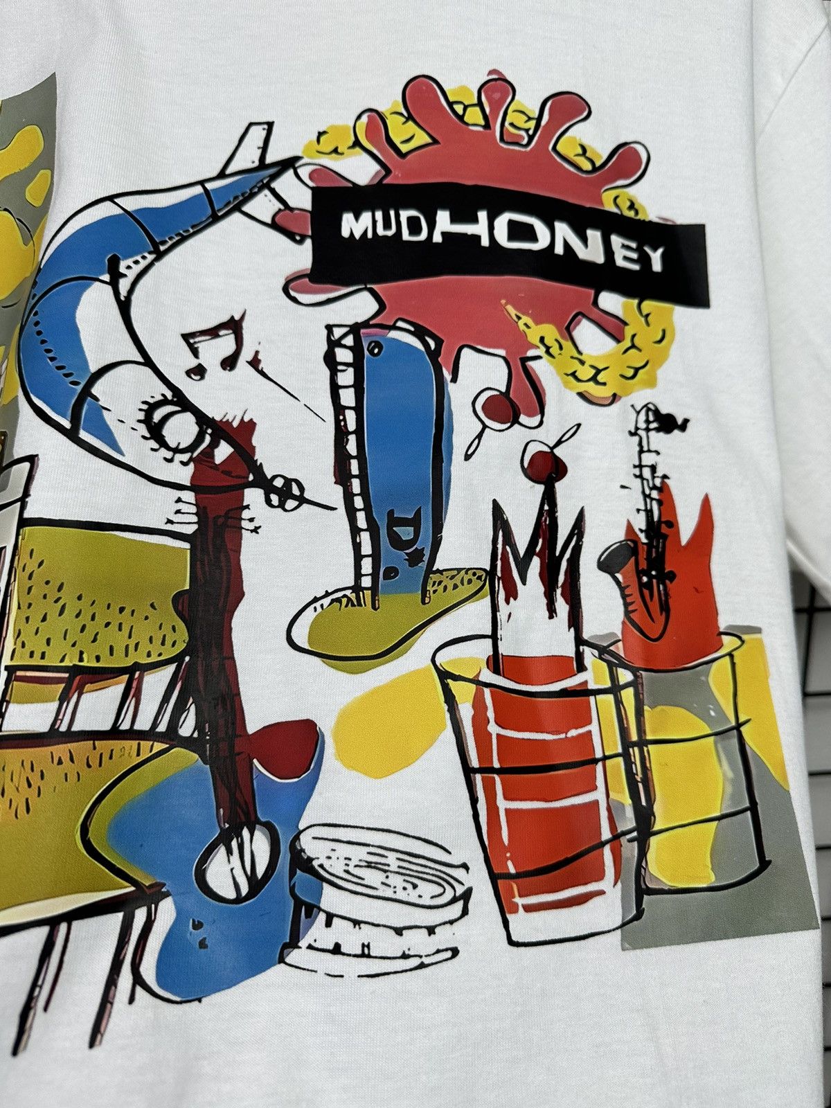 Band Tees × Vintage Mudhoney Rocket TShirt Band tee Men White L Size US L / EU 52-54 / 3 - 10 Thumbnail