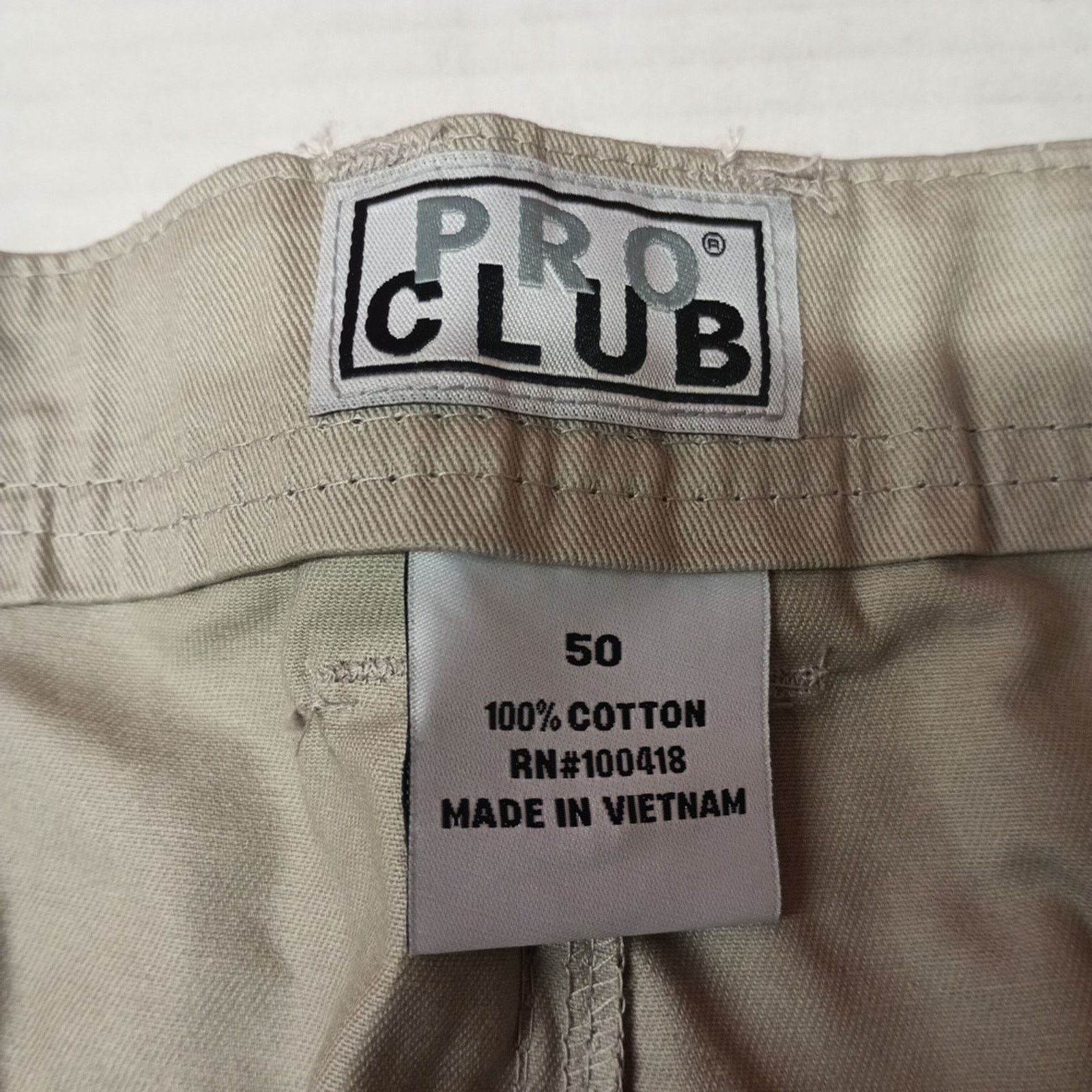 Other Pro Club Men's Big & Tall Twill Cargo Shorts Belt Size 50 Size US 44 / EU 60 - 3 Thumbnail