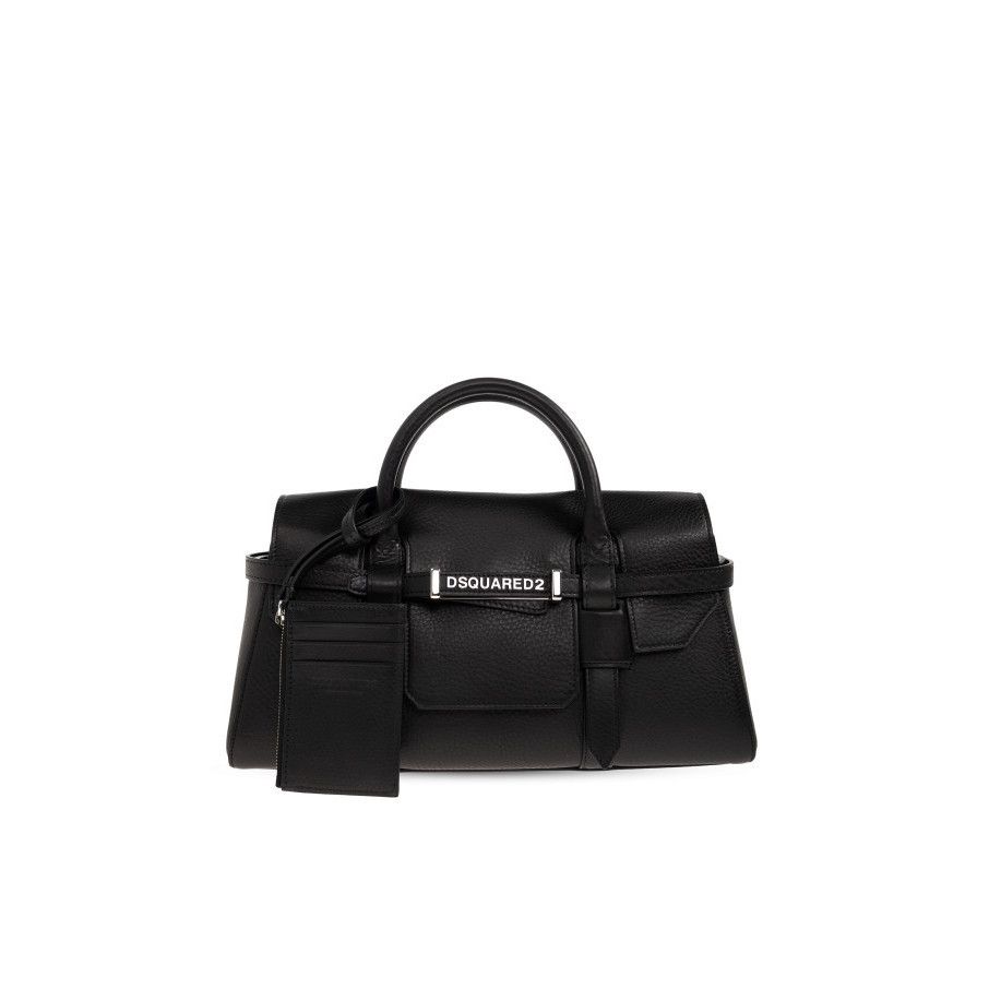 Dries Van Noten DSQUARED2 Black Suede Shoulder Bag New & Authentic Size ONE SIZE - 1 Thumbnail