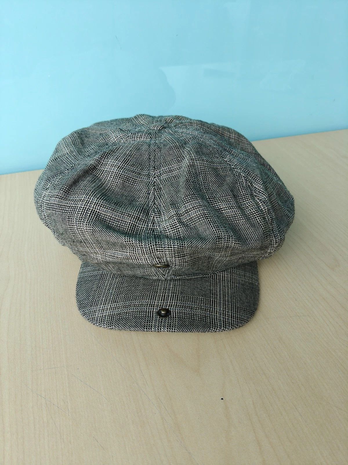 RRL Ralph Lauren DOUBLE RL Wool-Cotton Glen Plaid Newsboy Cap T/1908 Size ONE SIZE - 7 Thumbnail