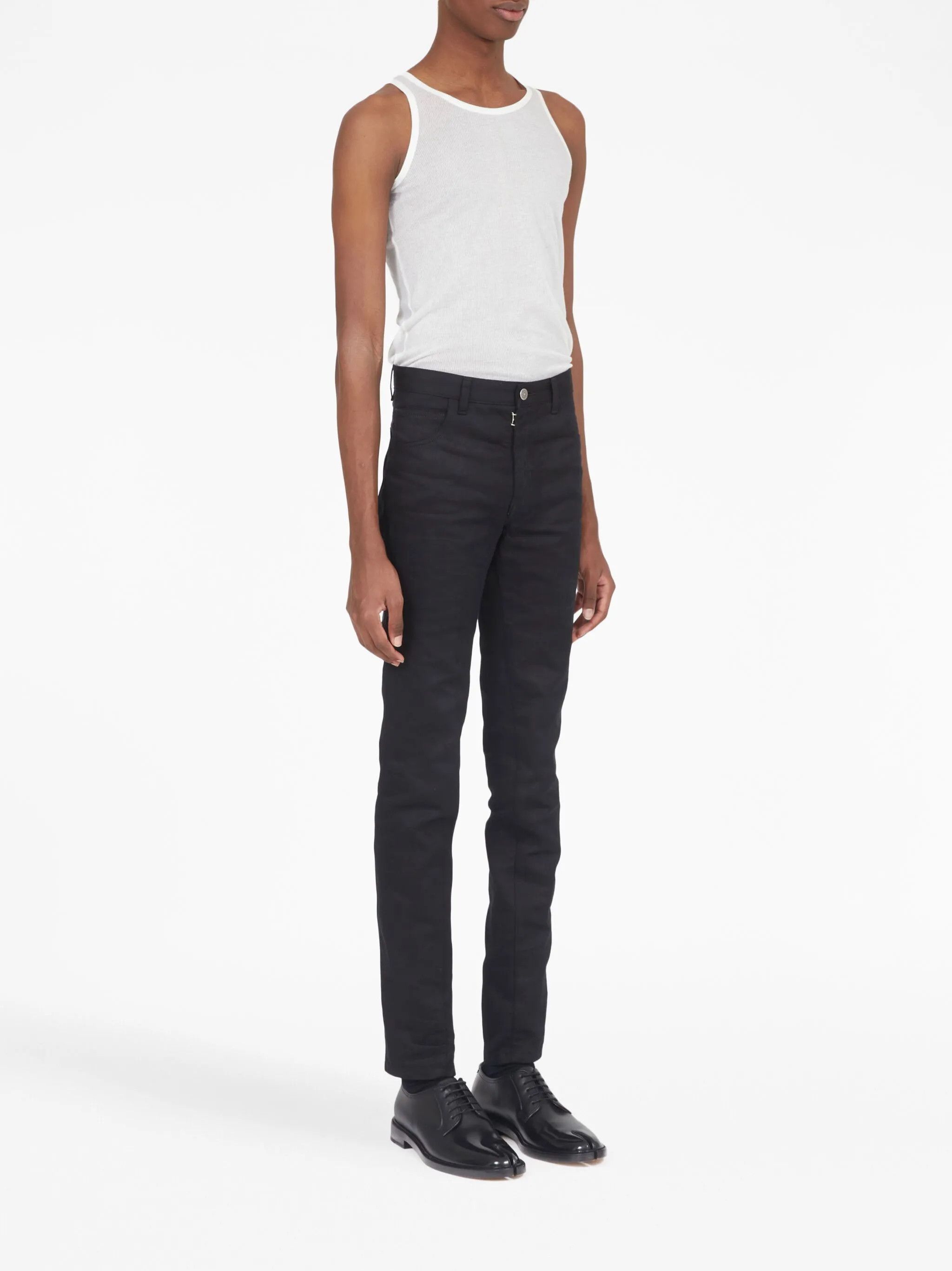Maison Margiela oc11z0925 Skinny Jeans in Black Size US 32 / EU 48 - 3 Thumbnail