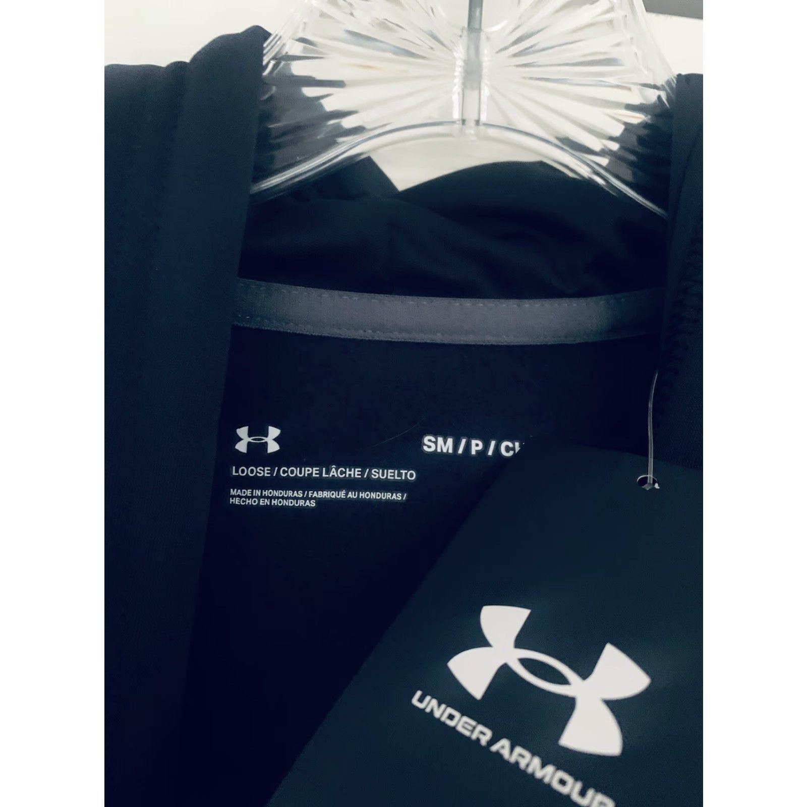 Under Armour Under Armour Hoodie Men’s Fleece Big Logo Pullover Black Size S Regular Loose Fit hooded Logo Size US S / EU 44-46 / 1 - 5 Thumbnail