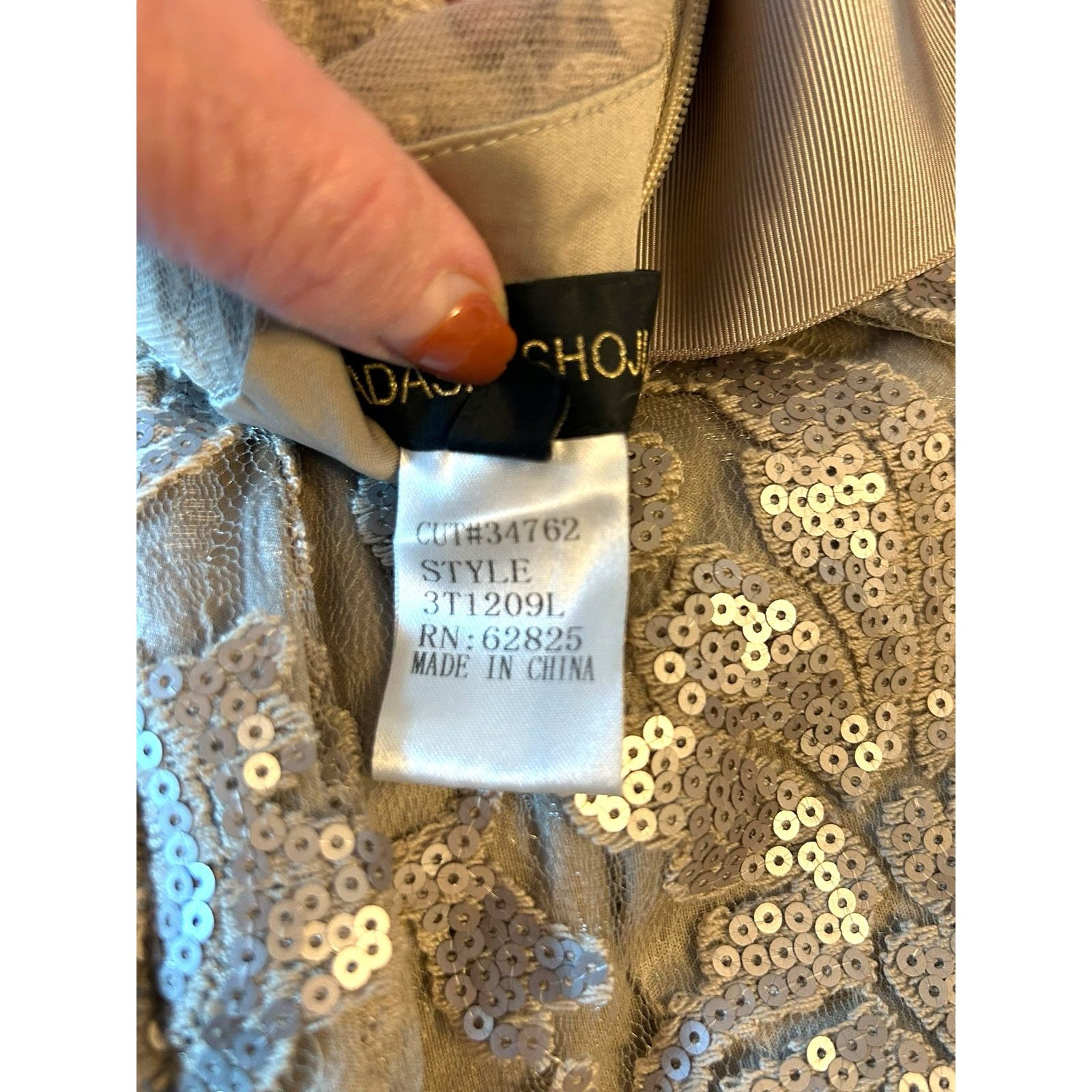 Tadashi Shoji Tadashi Shoji Waverly Sequin Embroidered Gown - Size 2 Size XS / US 0-2 / IT 36-38 - 12 Thumbnail