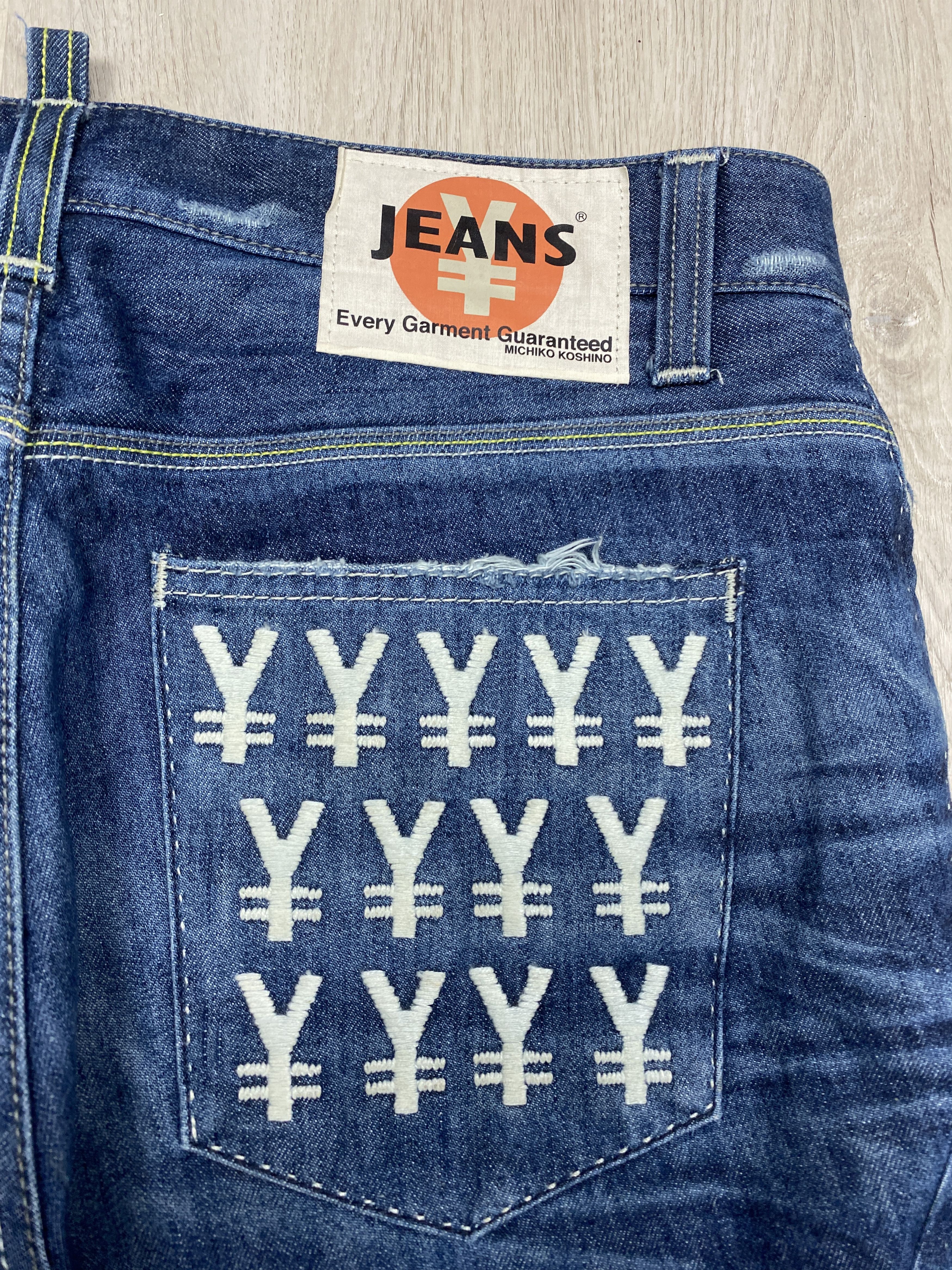 Japanese Brand Michiko Koshino Vintage Japanese Denim Pants Jeans Size US 36 / EU 52 - 3 Thumbnail