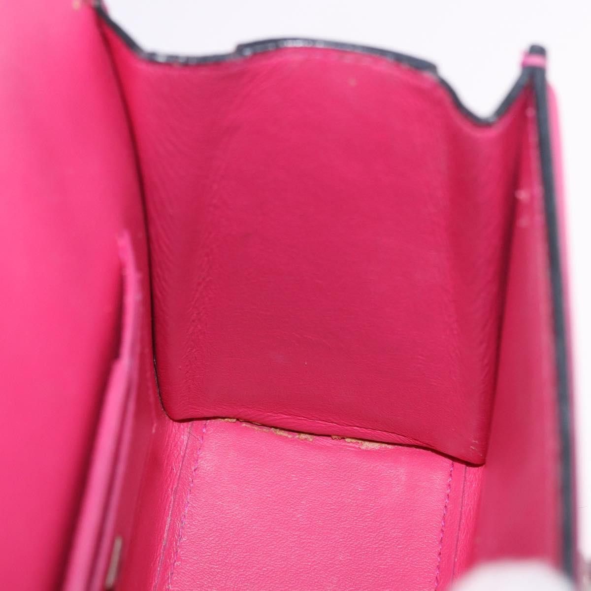 Salvatore Ferragamo Salvatore Ferragamo Gancini Hand Bag Leather 2way Pink Size ONE SIZE - 13 Thumbnail