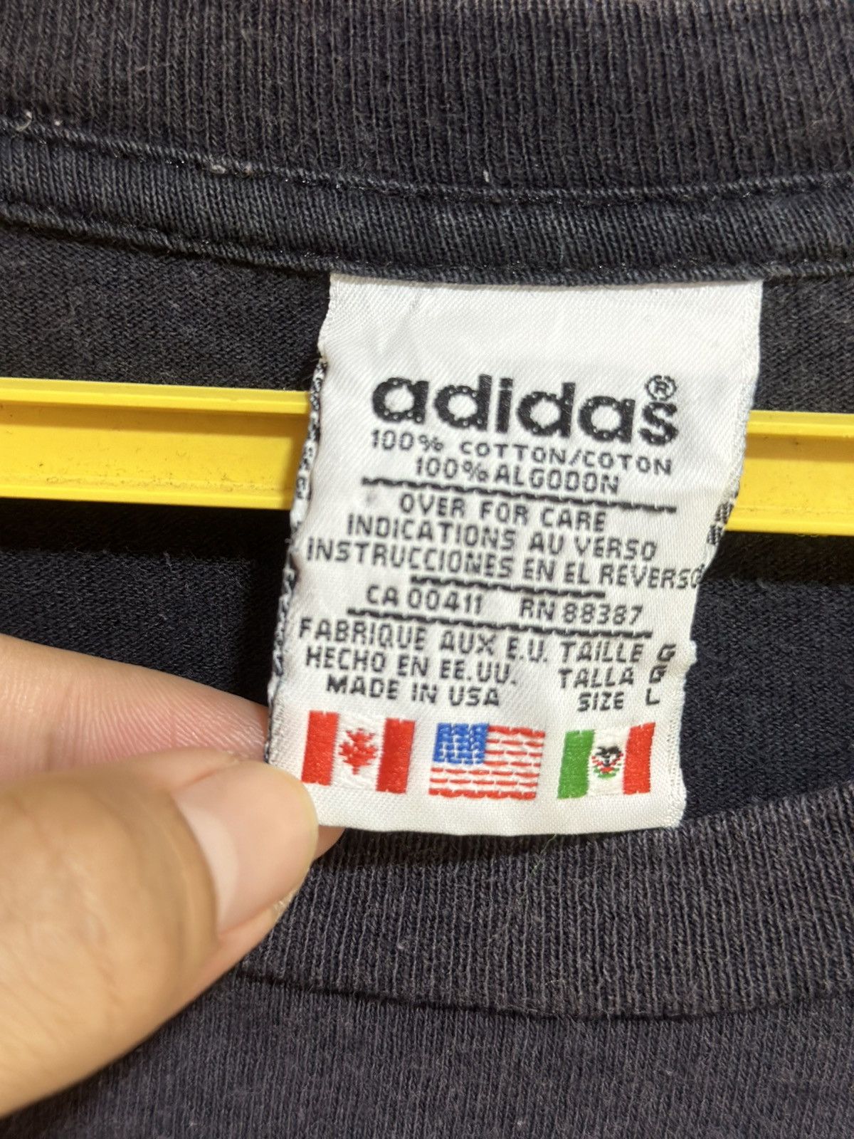 Adidas Thrashed Vintage Adidas 90s Sportwear Sun Faded Tee Size US XL / EU 56 / 4 - 5 Thumbnail
