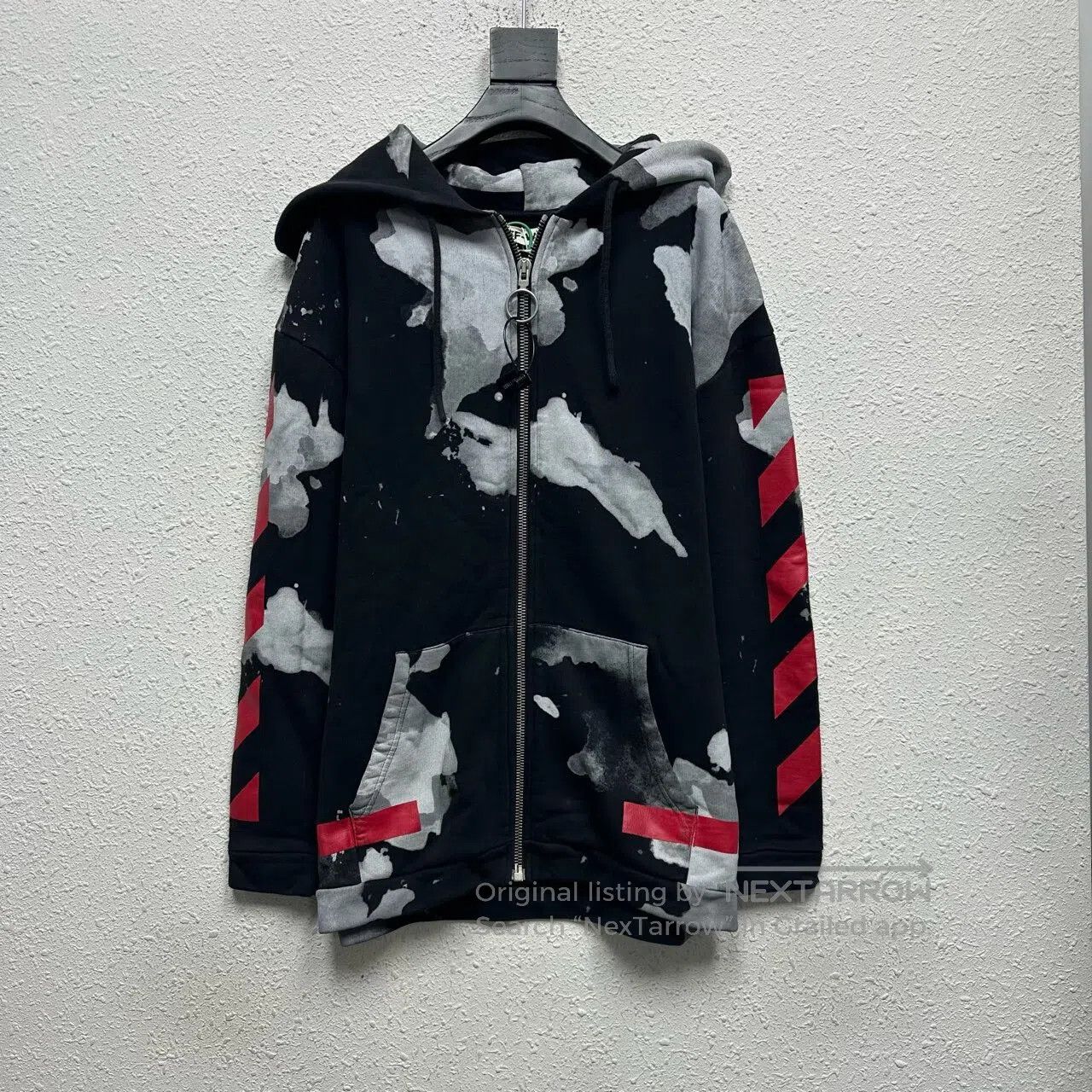 Off-White off-white OW Render Alert Line Zipper Hoodie Size US XS / EU 42 / 0 - 1 Thumbnail