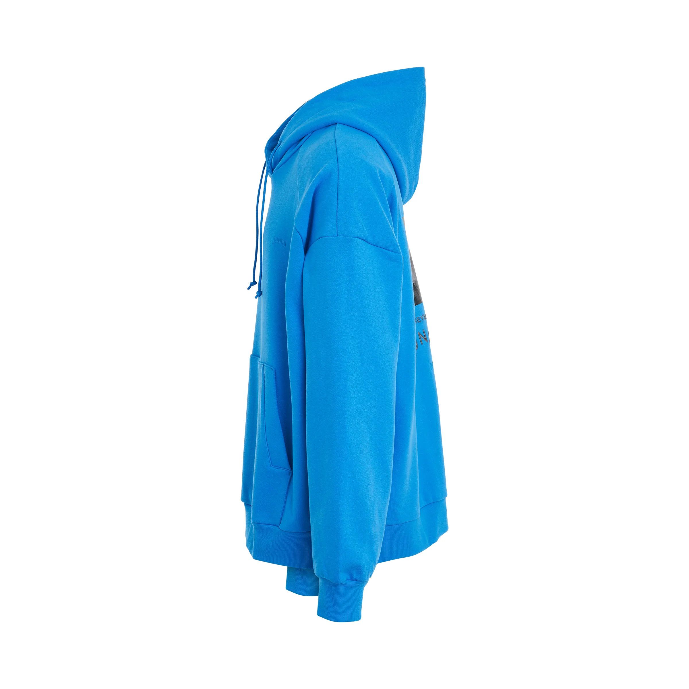 Juun.J o1mris0824 Print Hoodie in Blue Size US M / EU 48-50 / 2 - 4 Thumbnail