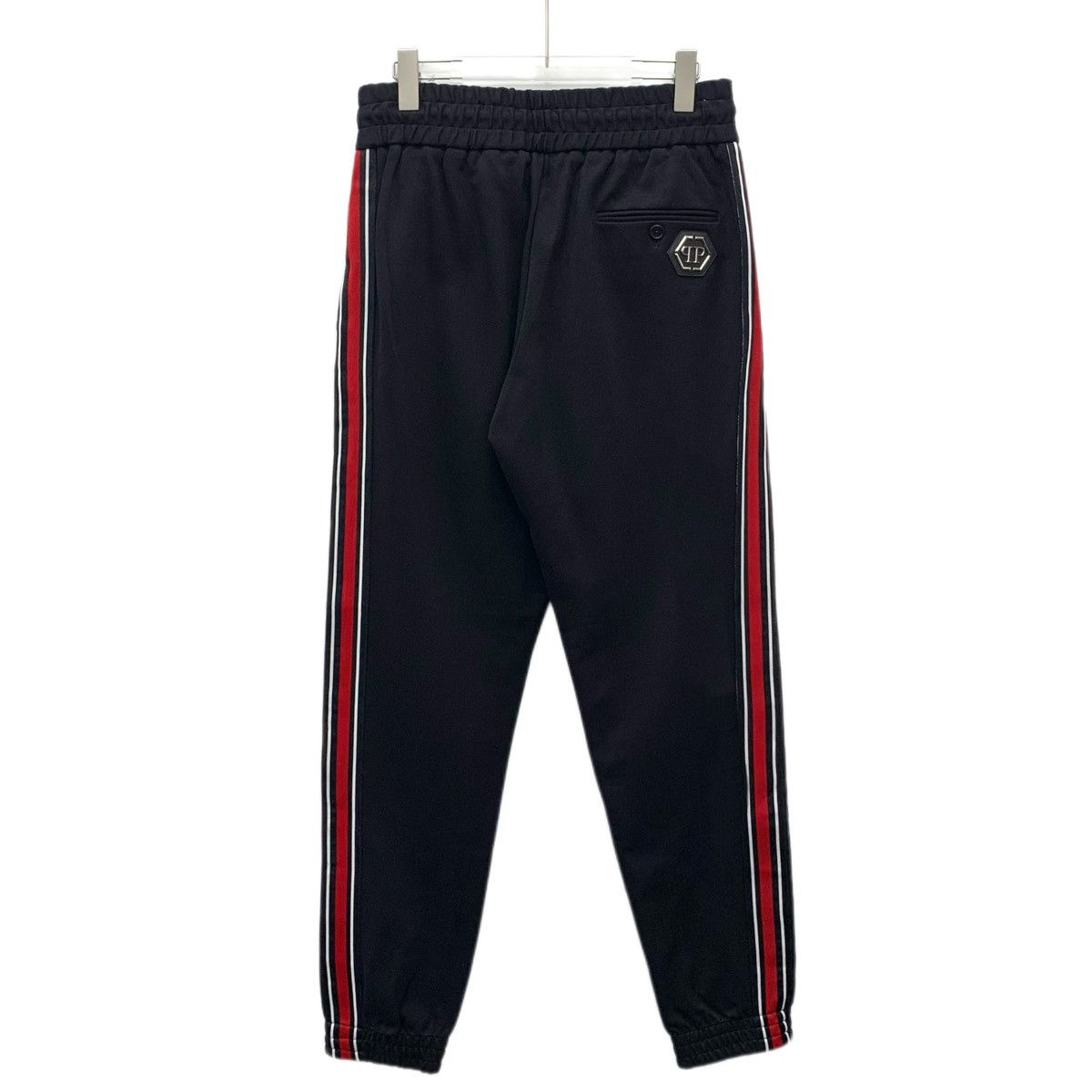 Philipp Plein Philipp Plein Black Side Stripe Badge Casual Pants K26WX Size US 36 / EU 52 - 2 Thumbnail