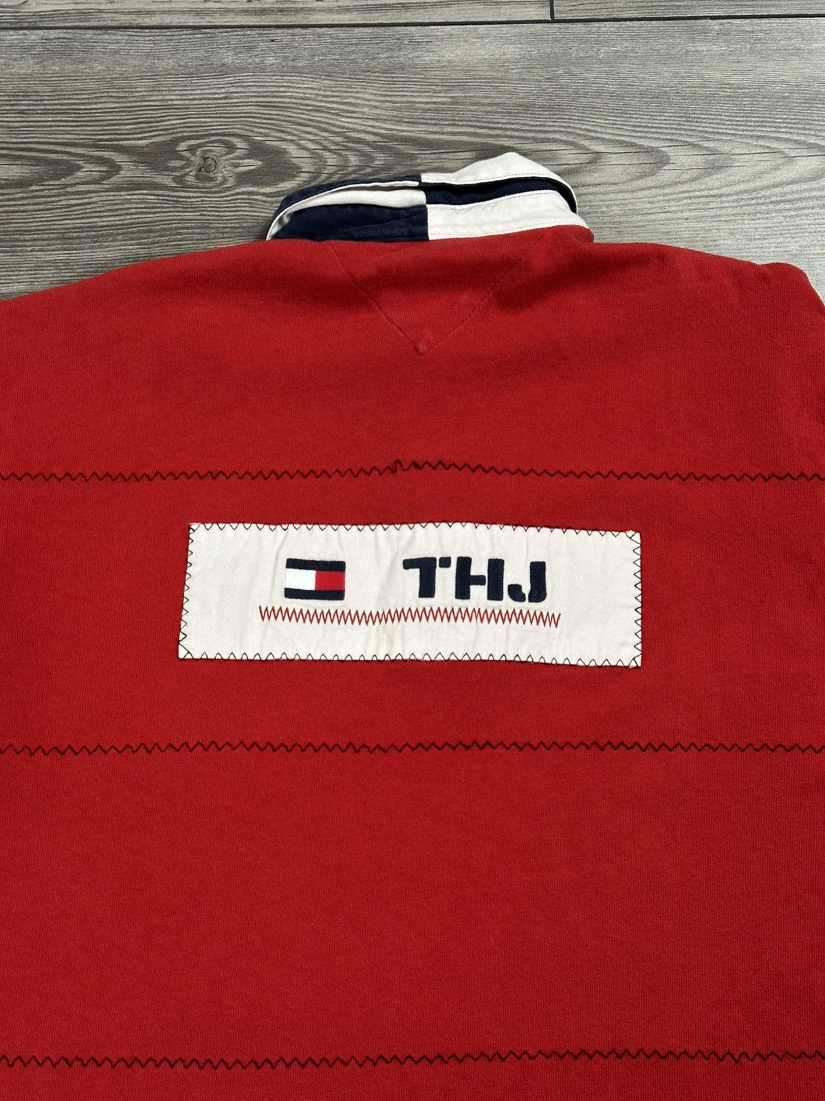 Tommy Hilfiger Vintage Y2K Tommy HIlfiger Rugby Shirt Size US S / EU 44-46 / 1 - 4 Thumbnail