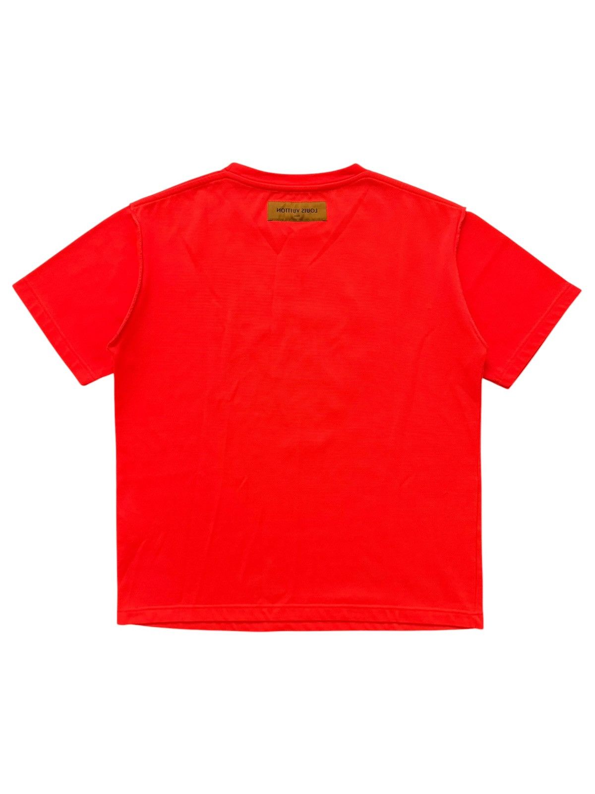 Louis Vuitton Louis Vuitton Orange Vegetal Lace Embroidered Tee Size US L / EU 52-54 / 3 - 2 Thumbnail