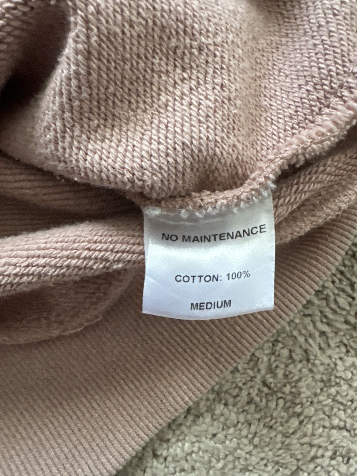 No Maintenance No Maintenance Dusty Rose Boxy Terry Hoodie Size US M / EU 48-50 / 2 - 2 Thumbnail
