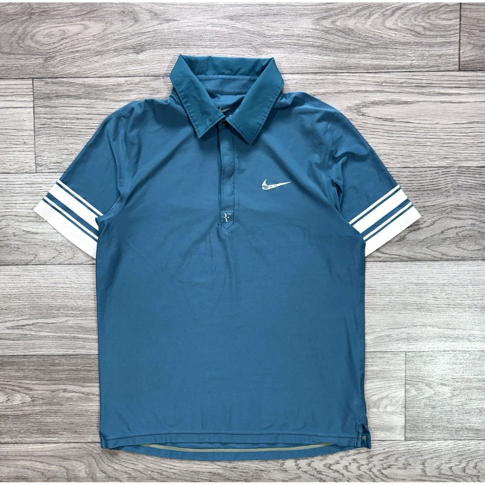 Nike Nike Roger Federer RF 2010 French Open Polo Shirt M Men Multicolor T-Shirt Size US M / EU 48-50 / 2 - 2 Thumbnail