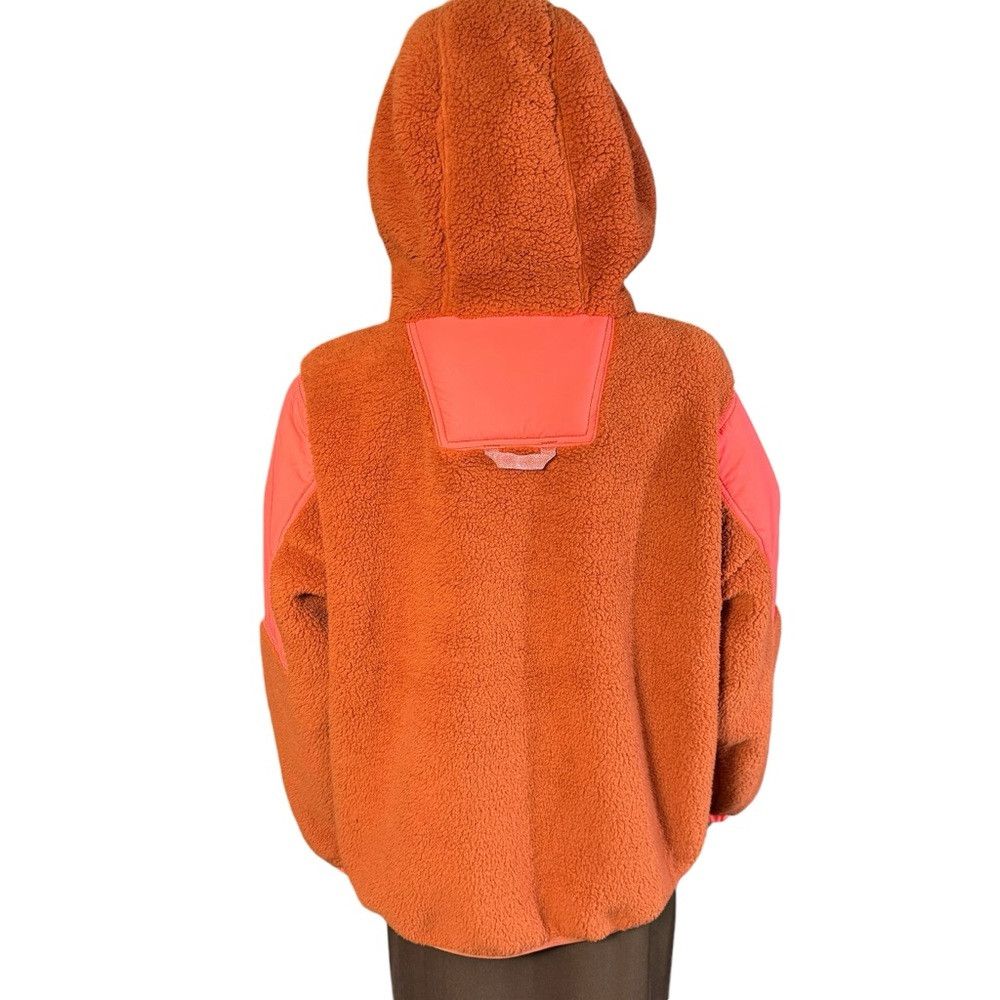 Free People New Free People Lead The Pack Fleece Coral Combo Pullover S Size XS / US 0-2 / IT 36-38 - 9 Thumbnail