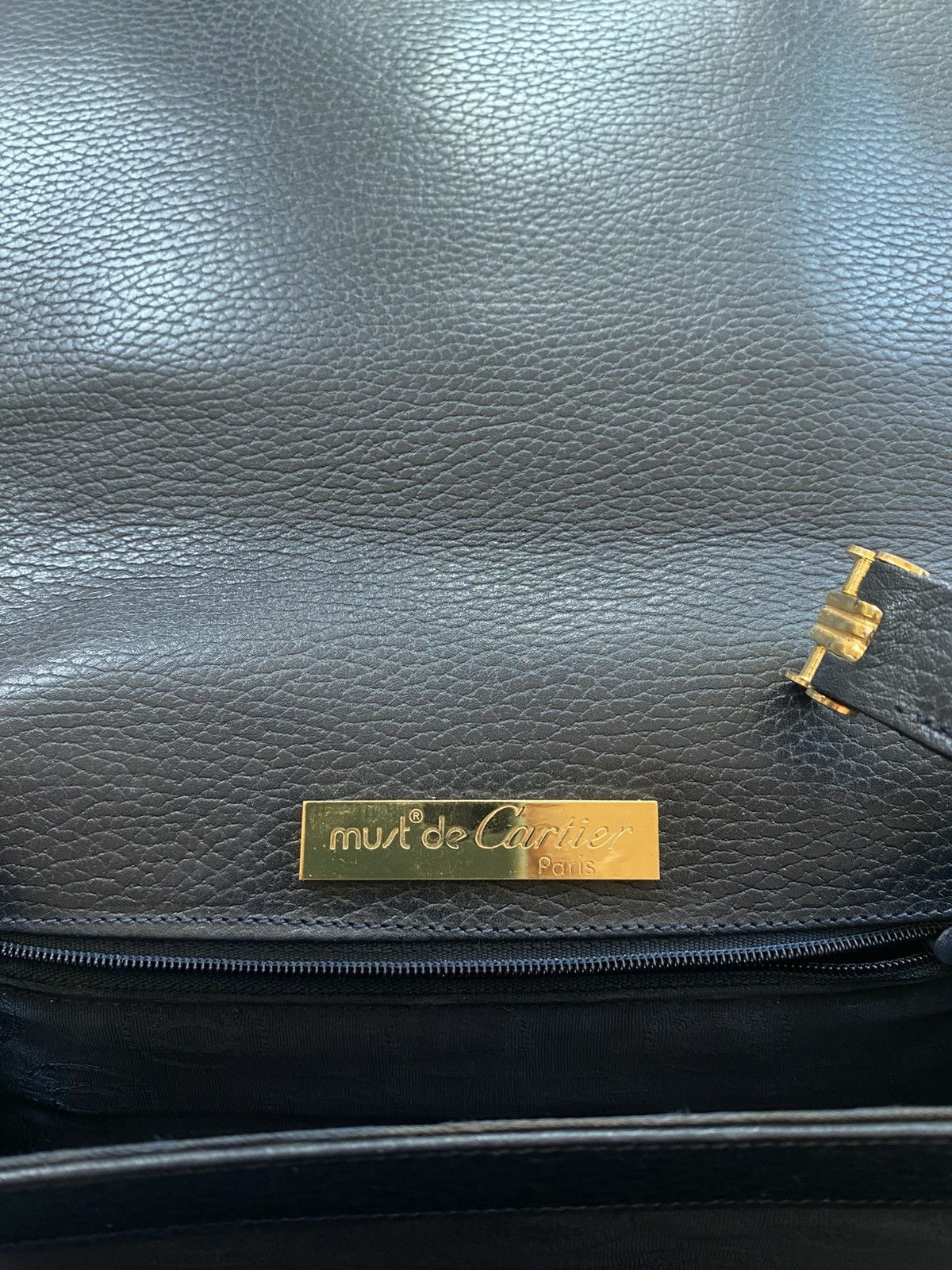 Cartier Vintage Must de Cartier Leather Crossbody Bag Size ONE SIZE - 7 Thumbnail