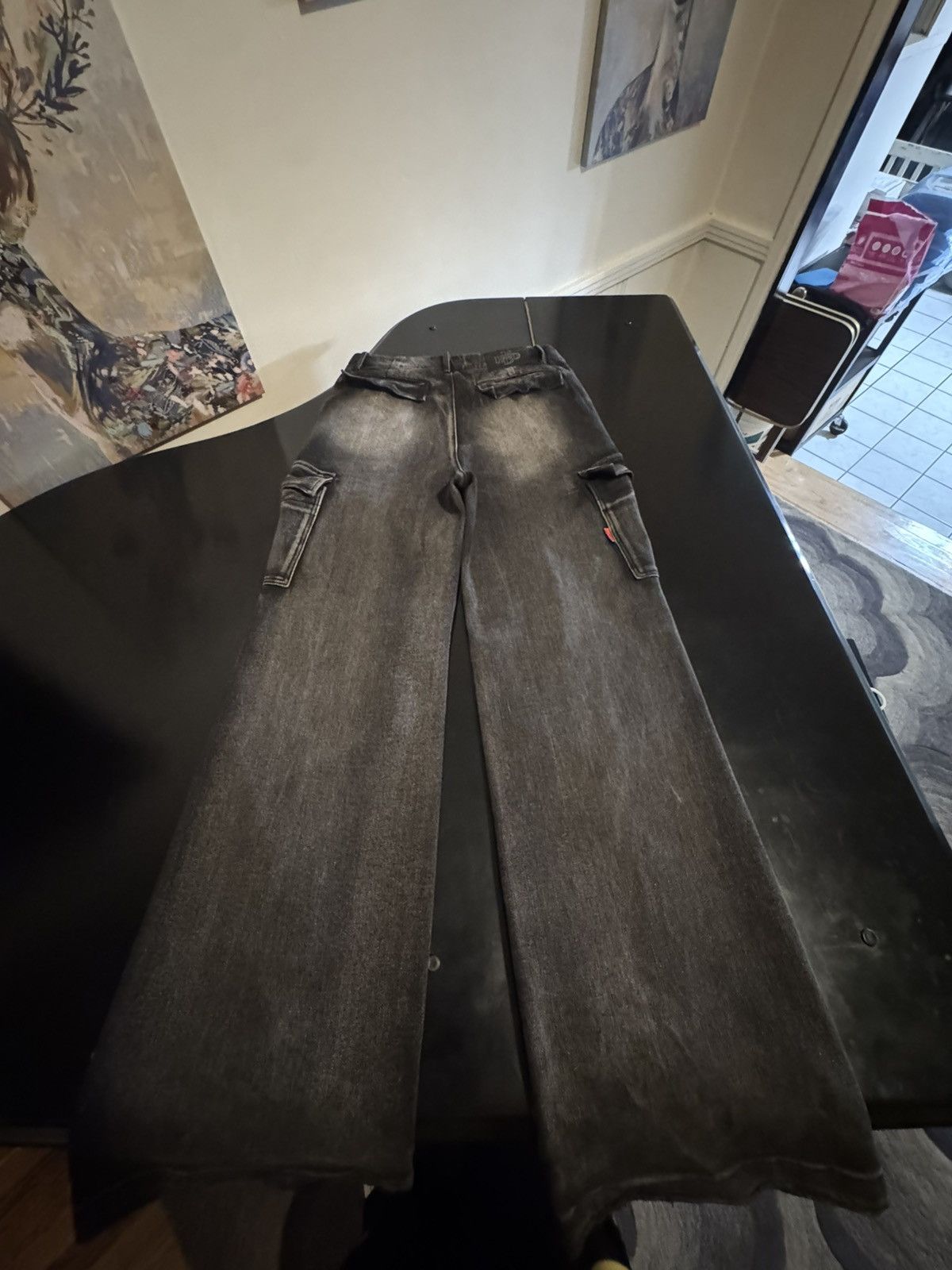 HMDD Hmdd Colossal Studded Jeans Size US 31 - 7 Thumbnail