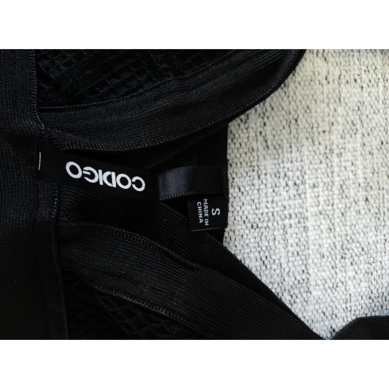Vintage Codigo 2 Piece Strappy Cheeky Black Bikini Swimsuit Size S Size ONE SIZE - 5 Thumbnail