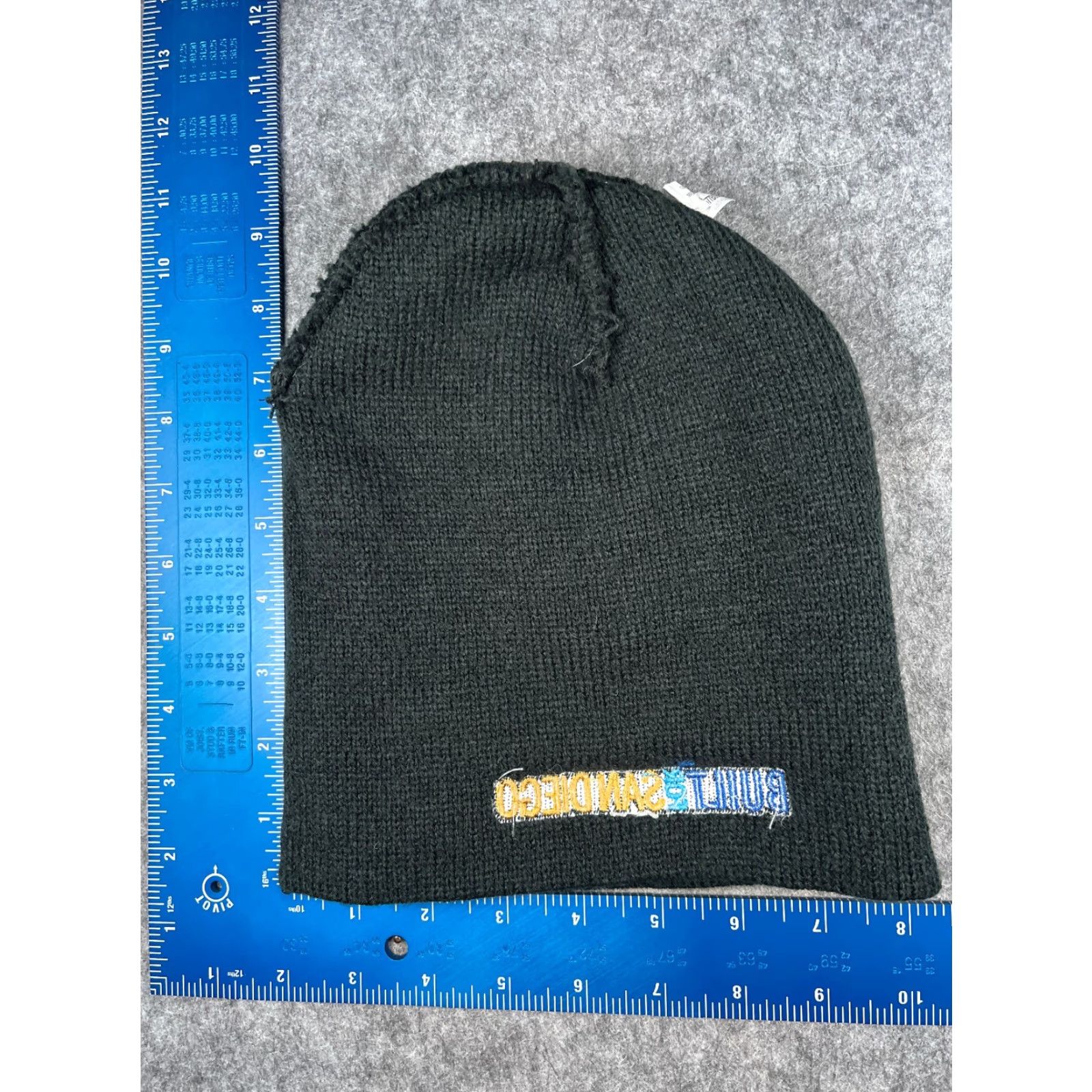 Port & Company Port & Company Beanie Hats Black Knit 100% Acrylic One Size Adult Men - Built For San Diego Beanie Toque Knit Cap Size ONE SIZE - 5 Thumbnail